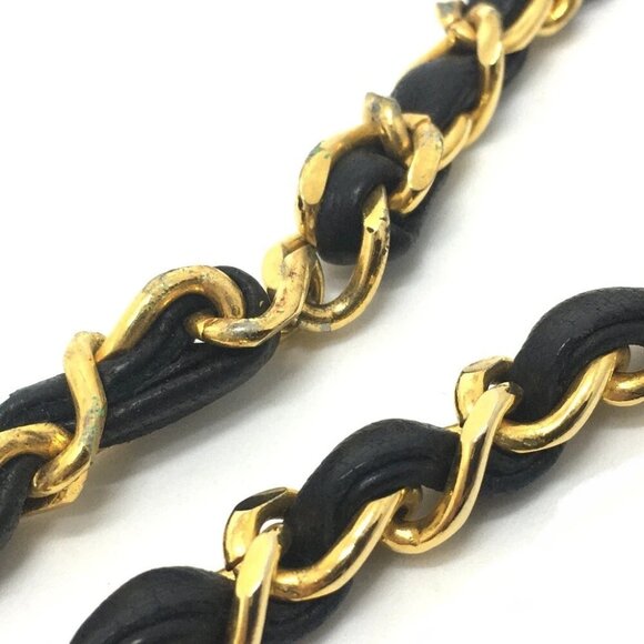 CHANEL Pochette Chain bag Shoulder Bag Lambskin Leather Black/GoldHardware - Picture 11 of 13